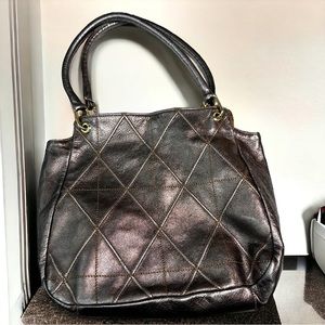 Plinio Visona Gunmetal Purse